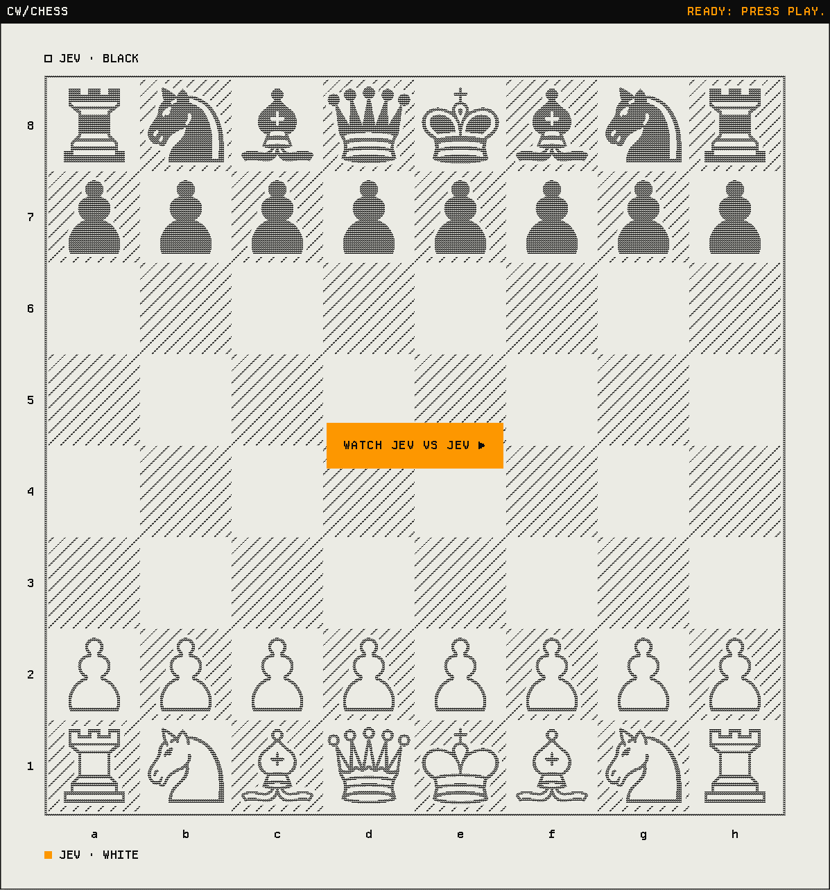 Chess, a screenshot