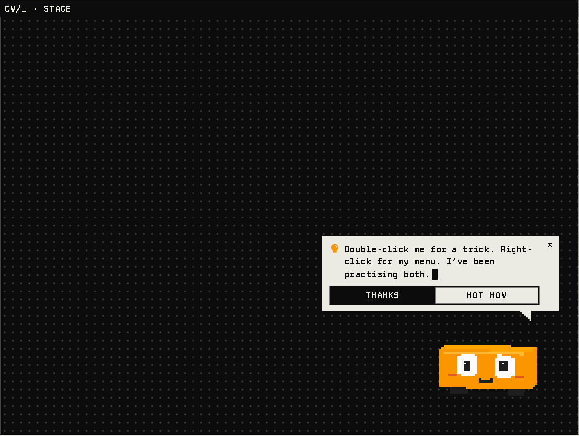 Jevvie, a screenshot